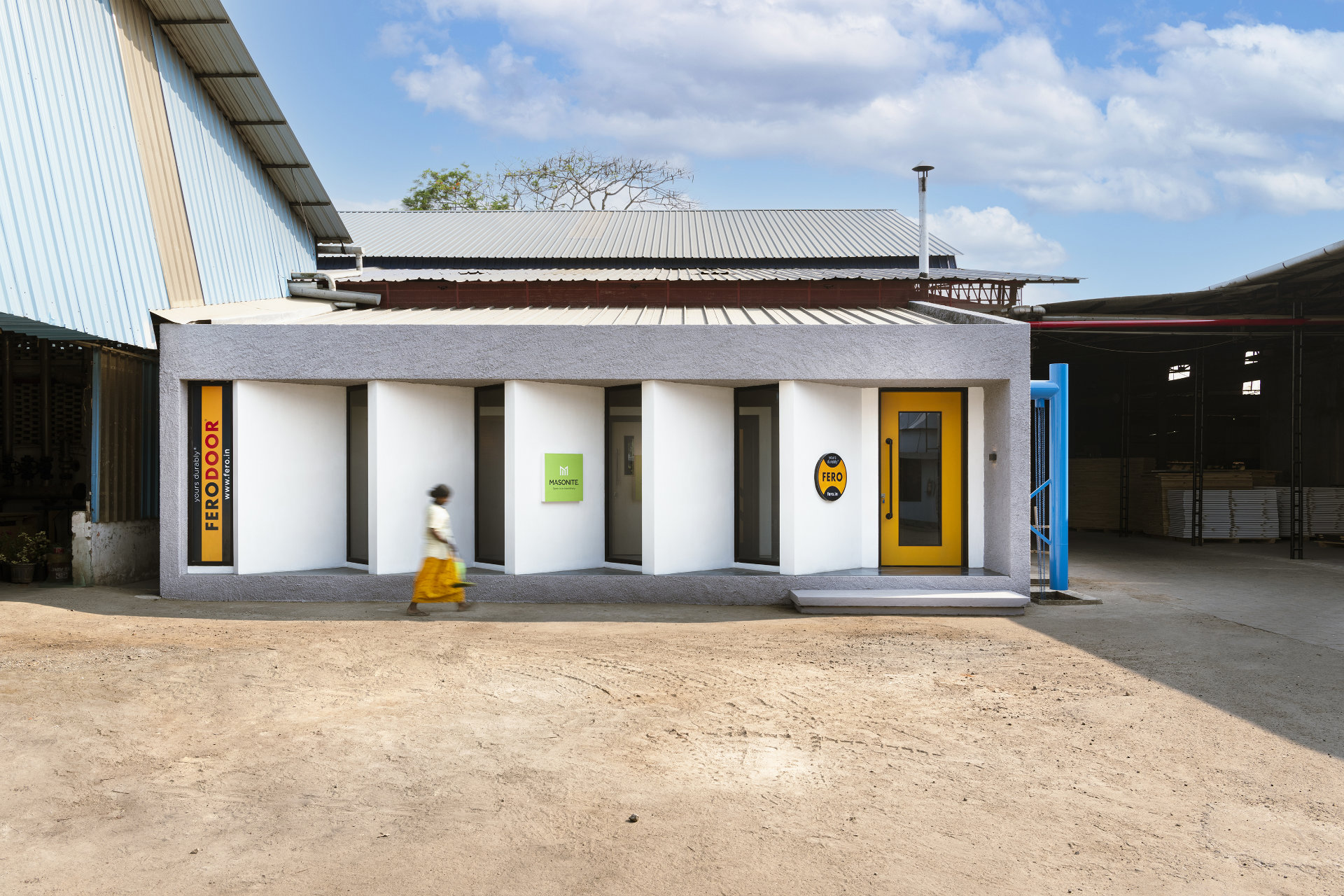 Fero doors, cochin architecture modern industrial